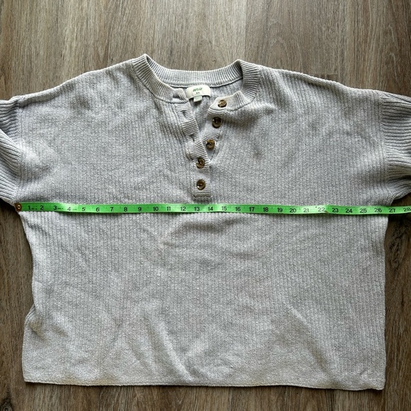 Aerie Half Button Sweater - M - Picture 4 of 6